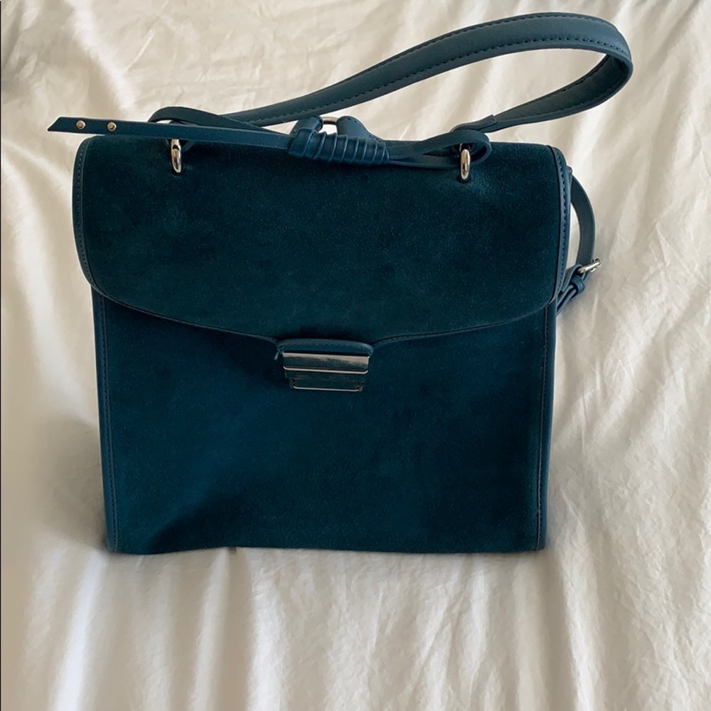Blue Suede Zara backpack